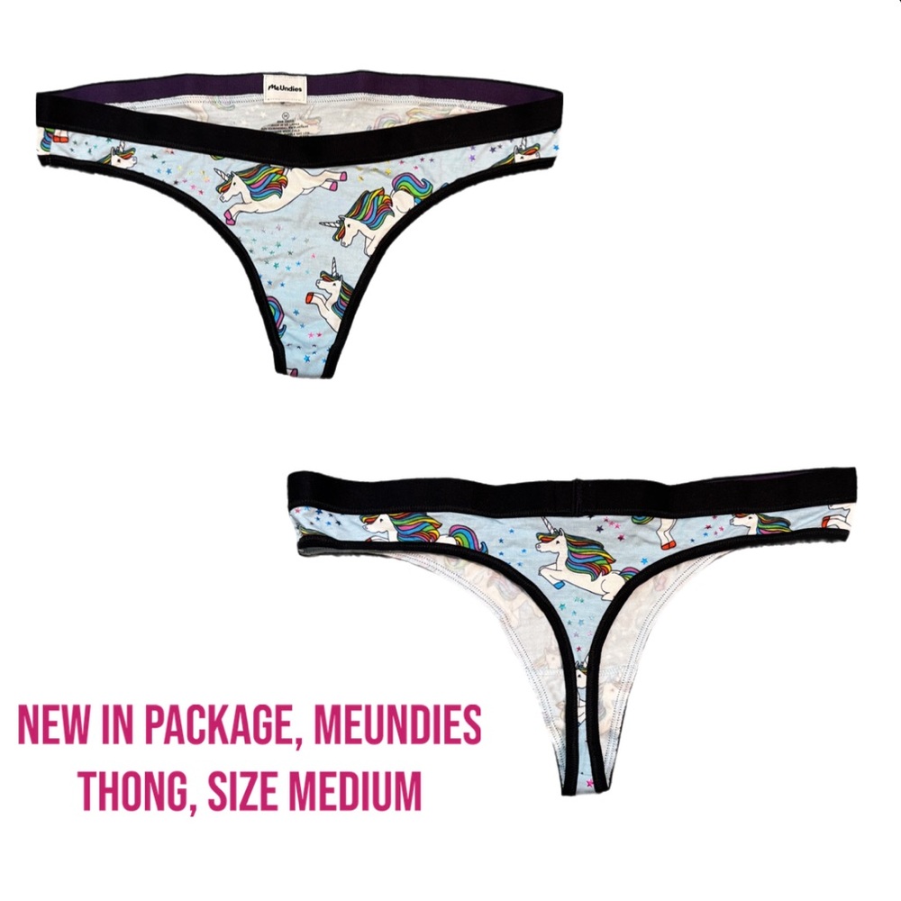 MeUndies Women’s Medium,  Unicorn Thong, New in Package